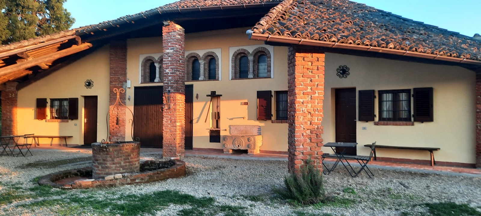 Esterno camere con cucina La Fornace Certosa