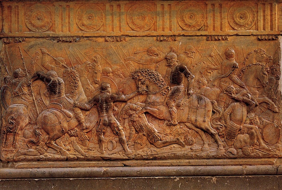 Rilievo storico della Battaglia di Pavia